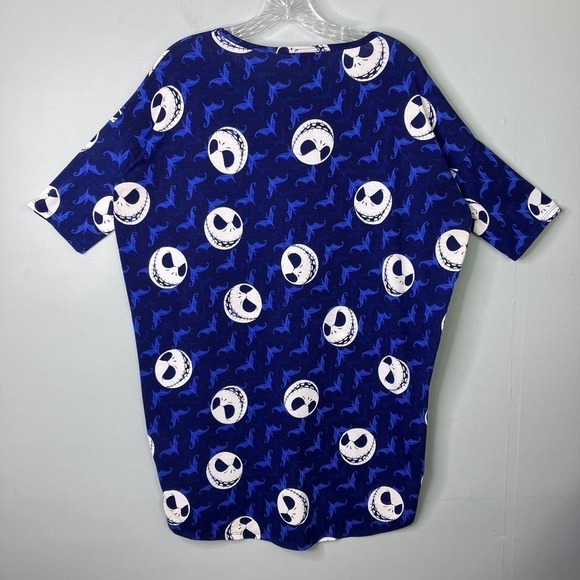 LULAROE Disney Jack Skellington Nightmare Before Christmas Irma Tunic Size XS - Picture 9 of 13